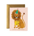 Party Animal Lion <br> Birthday Card